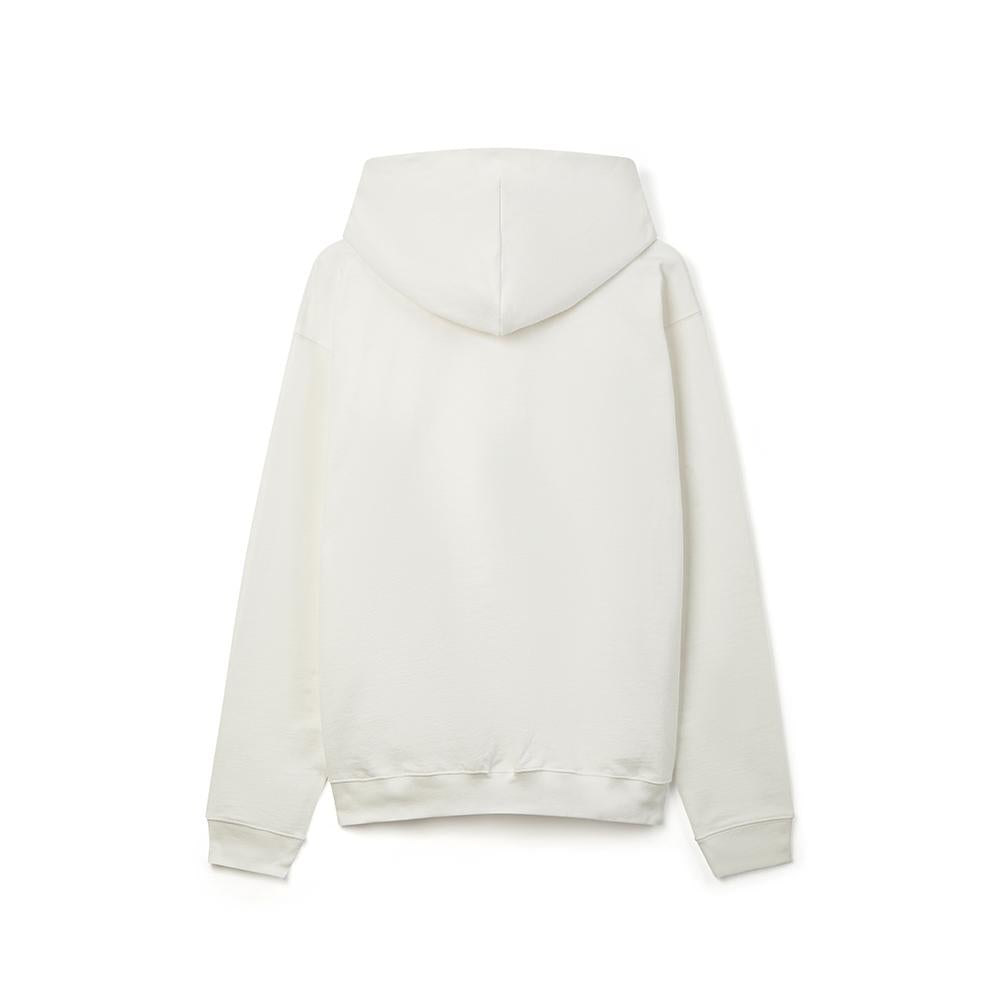 White Zip Hoodie