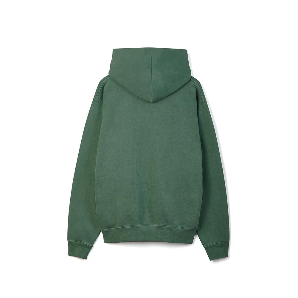 Dark Green Zip Hoodie