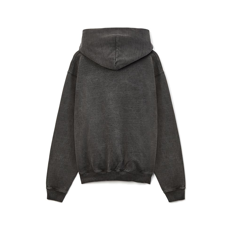 Charcoal Black Zip Hoodie