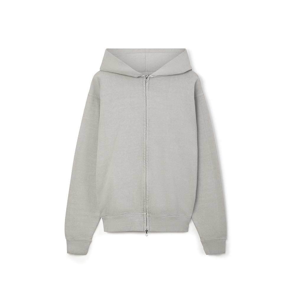 Gray Zip Hoodie