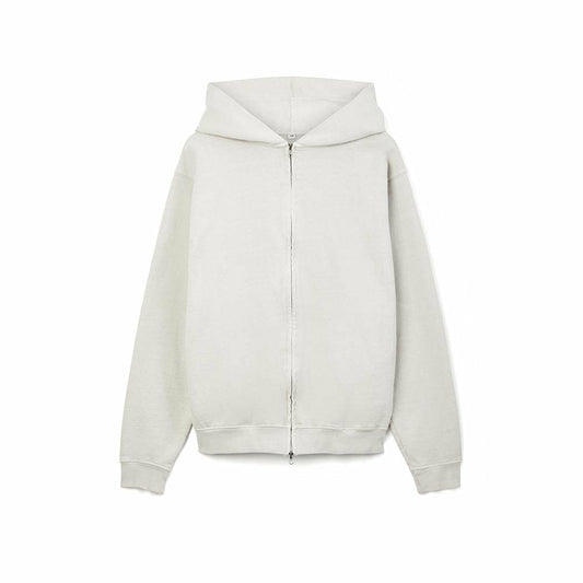 White Zip Hoodie