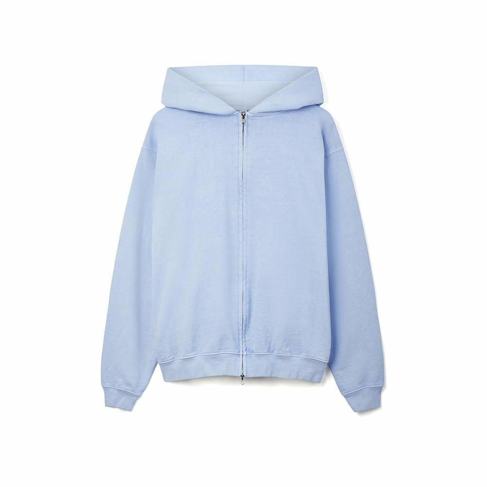 Sky Blue Zip Hoodie